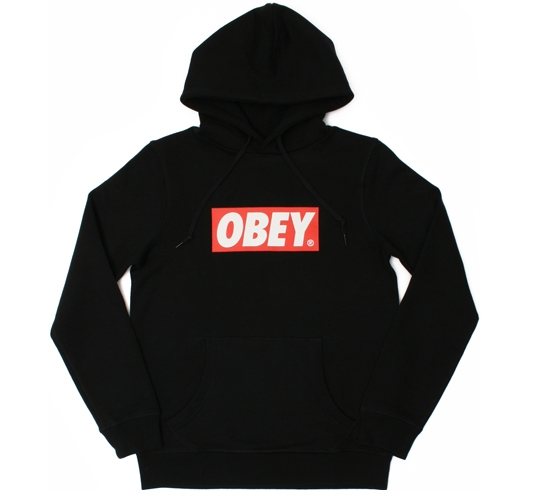Obey Men's Sweatshirt - The Box Pull Over (Black)