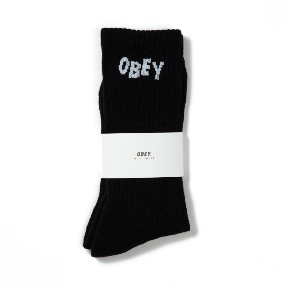 Obey Jumbled Socks (Black)