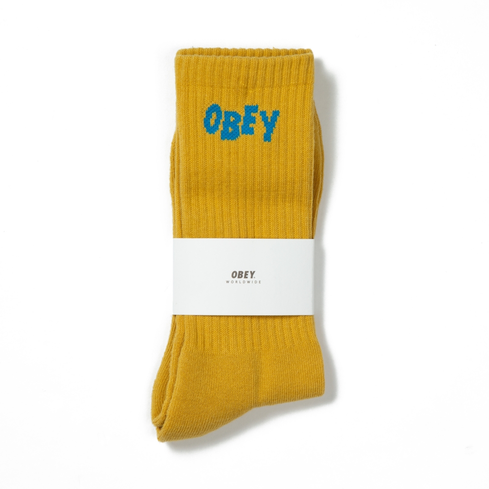 Obey Jumbled Socks (Yellow/Cool Blue)