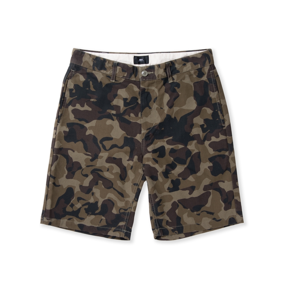 Obey Lagger Patch Pocket Cargo Shorts (Camo)