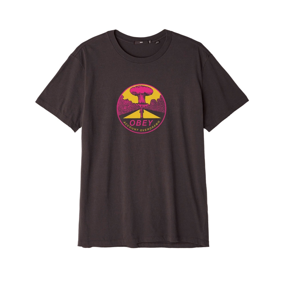 Obey Mushroom Cloud T-Shirt (Off Black)