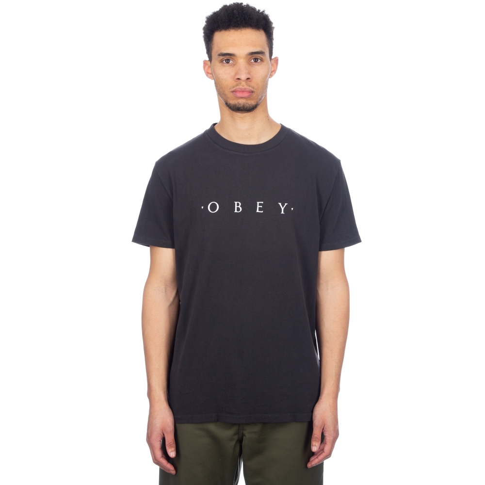 Obey Novel Obey T-Shirt (Dusty Black)