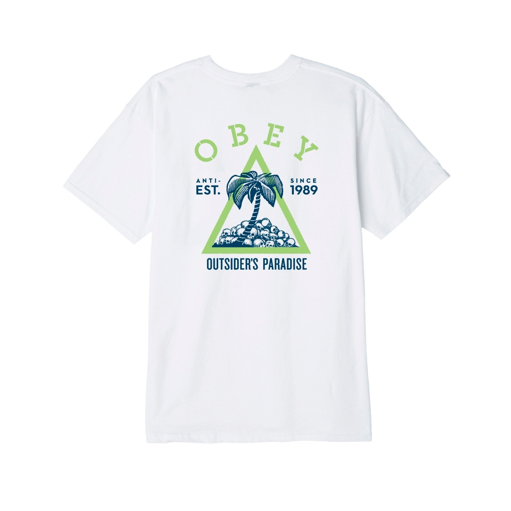 Obey Outsider's Paradise T-Shirt (White)