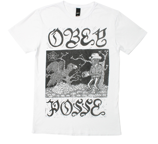 Obey Men's T-Shirt - Obey Posse Offering (White)