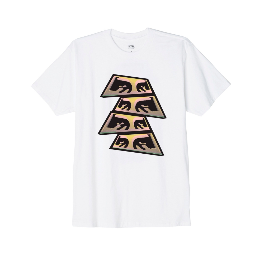 Obey Pyramid Eyes T-Shirt (White)