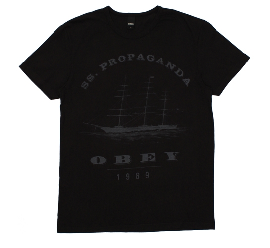 Obey Men's T-Shirt - SS Propaganda (Graphite)