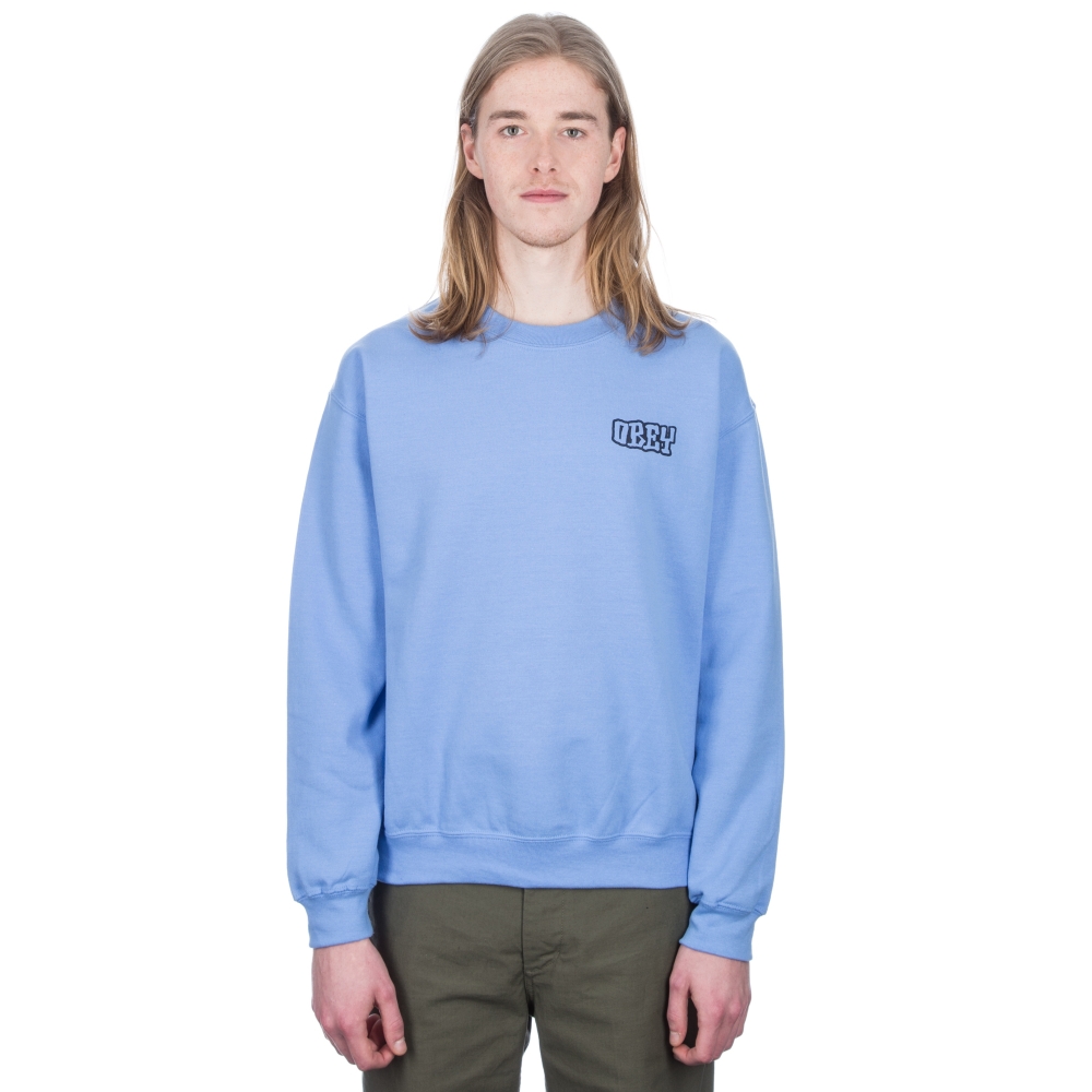 Obey Unwritten Future Crew Neck Sweatshirt (Carolina Blue)