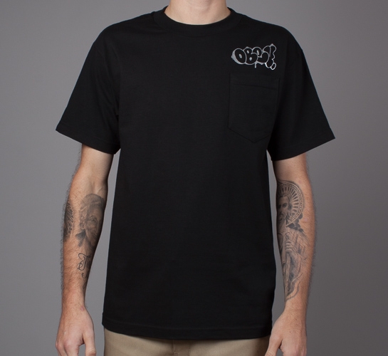 Obey x Cope2 Throw Up Pocket T-Shirt (Black)