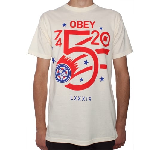 Obey Comet T-Shirt (Natural)