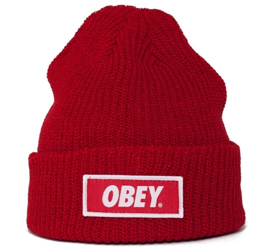Obey Standard Issue Beanie (Red)