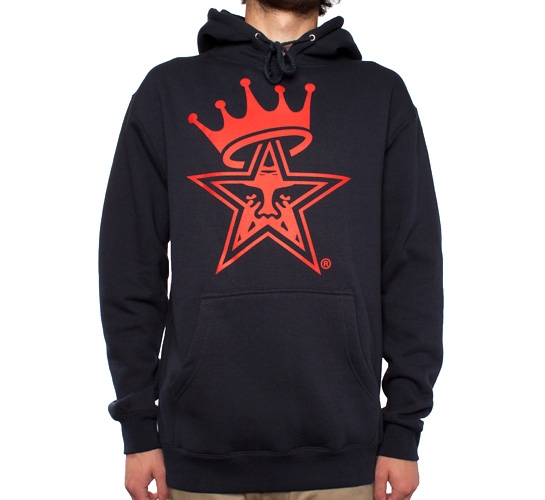 Obey Star Crown Hooded Sweatshirt (Navy)
