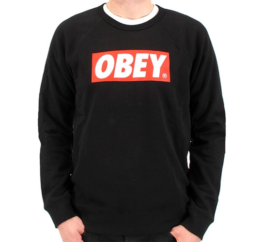 Obey The Box Crew (Black)