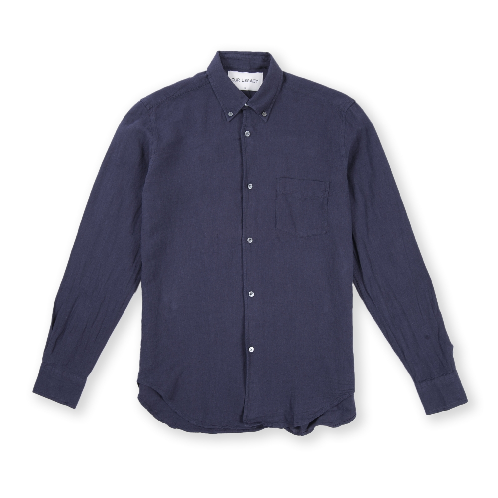 Our Legacy 1950's Button Down Shirt (Purple Blue)