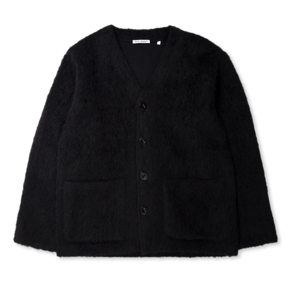 Our Legacy Cardigan (Black Mohair)