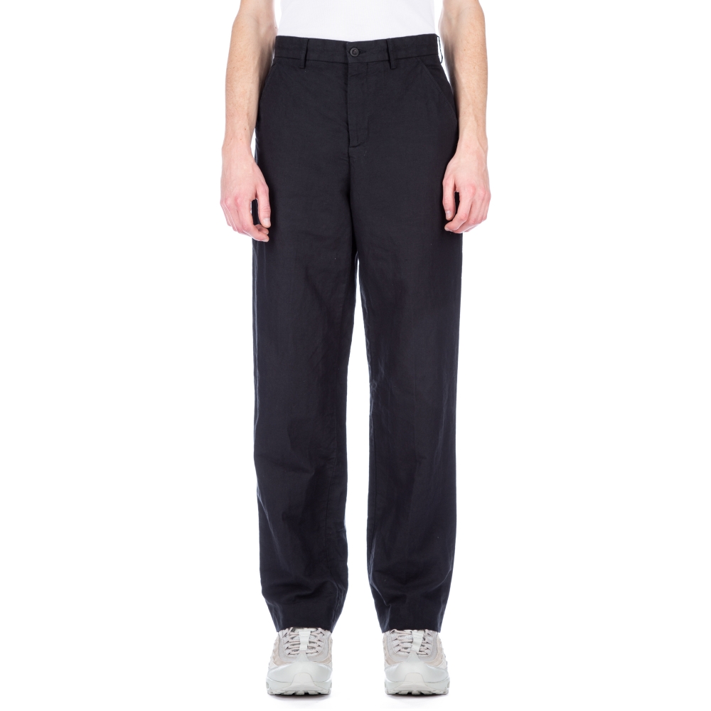 Our Legacy Chino 22 Trousers (Washed Black Linen)