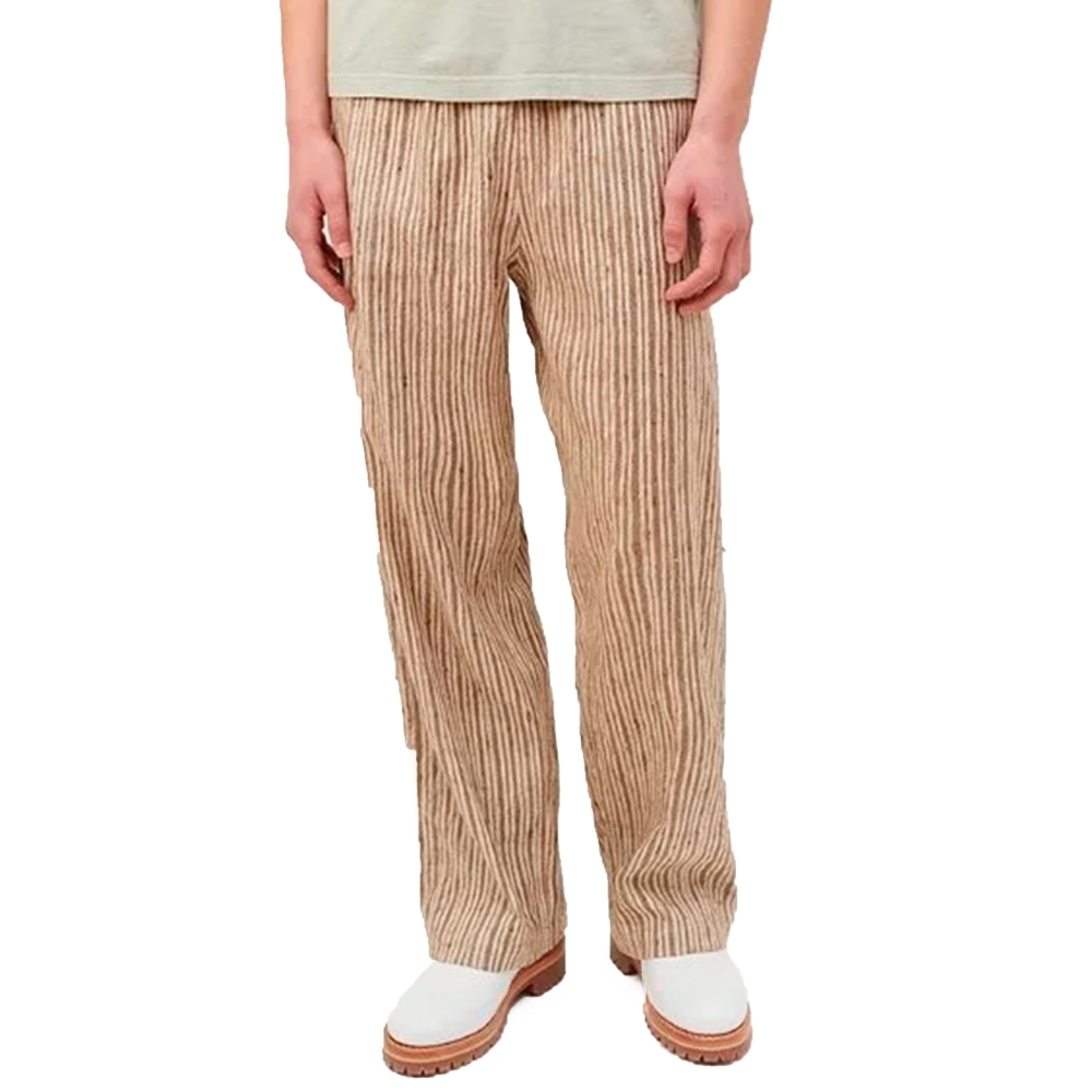 Our Legacy Reduced Trousers (Tobacco Raw Silk Stripe)