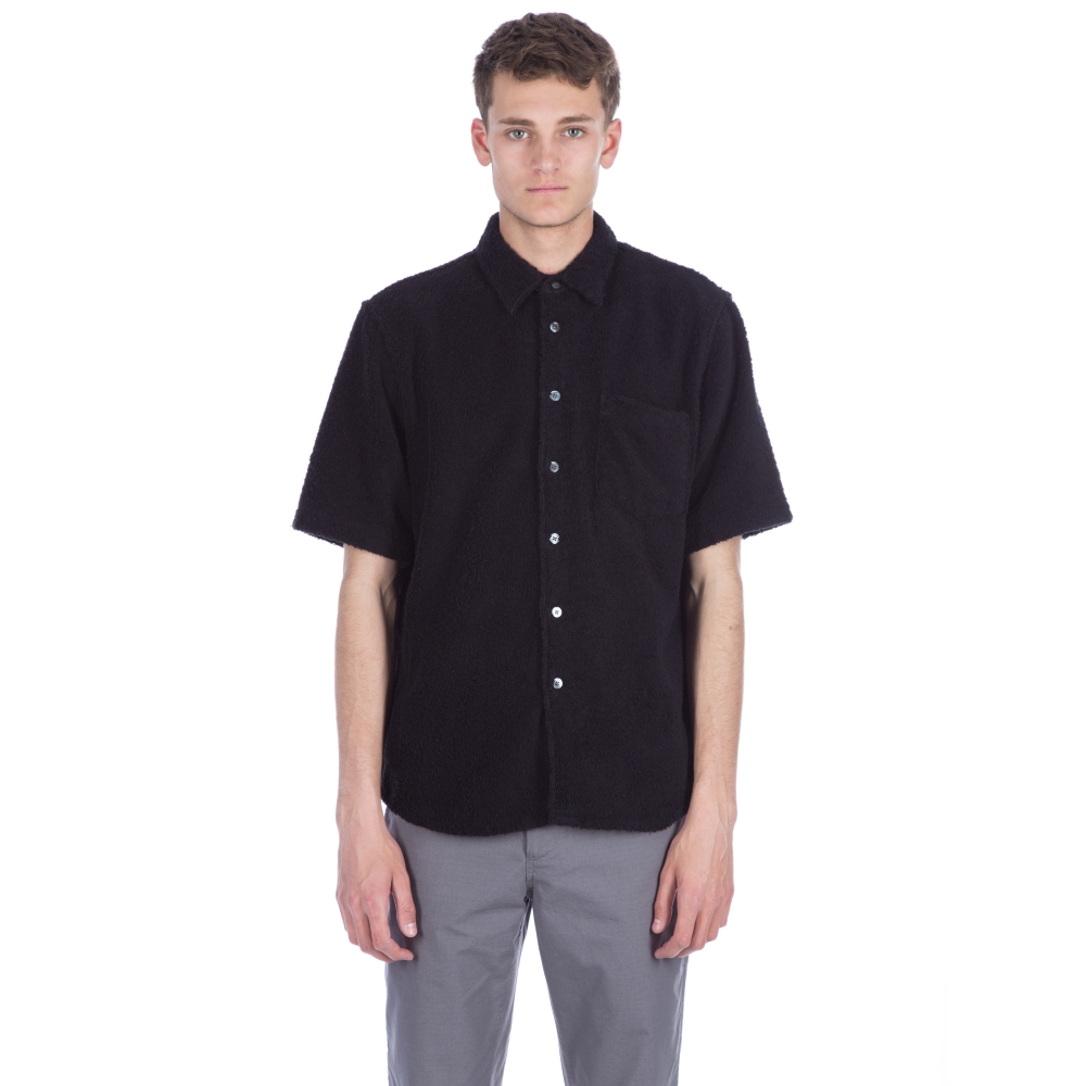 Our Legacy Short Sleeve Terry Shirt (Black)