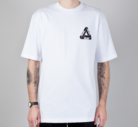 Palace Tri-Line Yard T-Shirt (White)