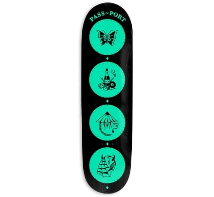 Pass Port Dead-Ends Pain Skateboard Deck 8.5"