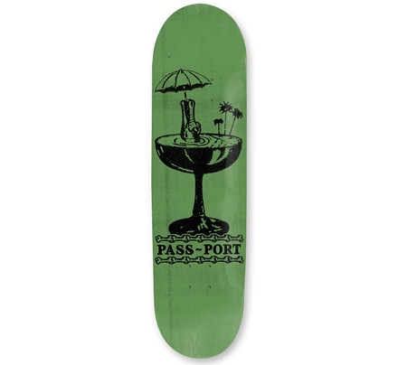 PASS~PORT Kitsch Croc Sips Skateboard Deck 8.25"