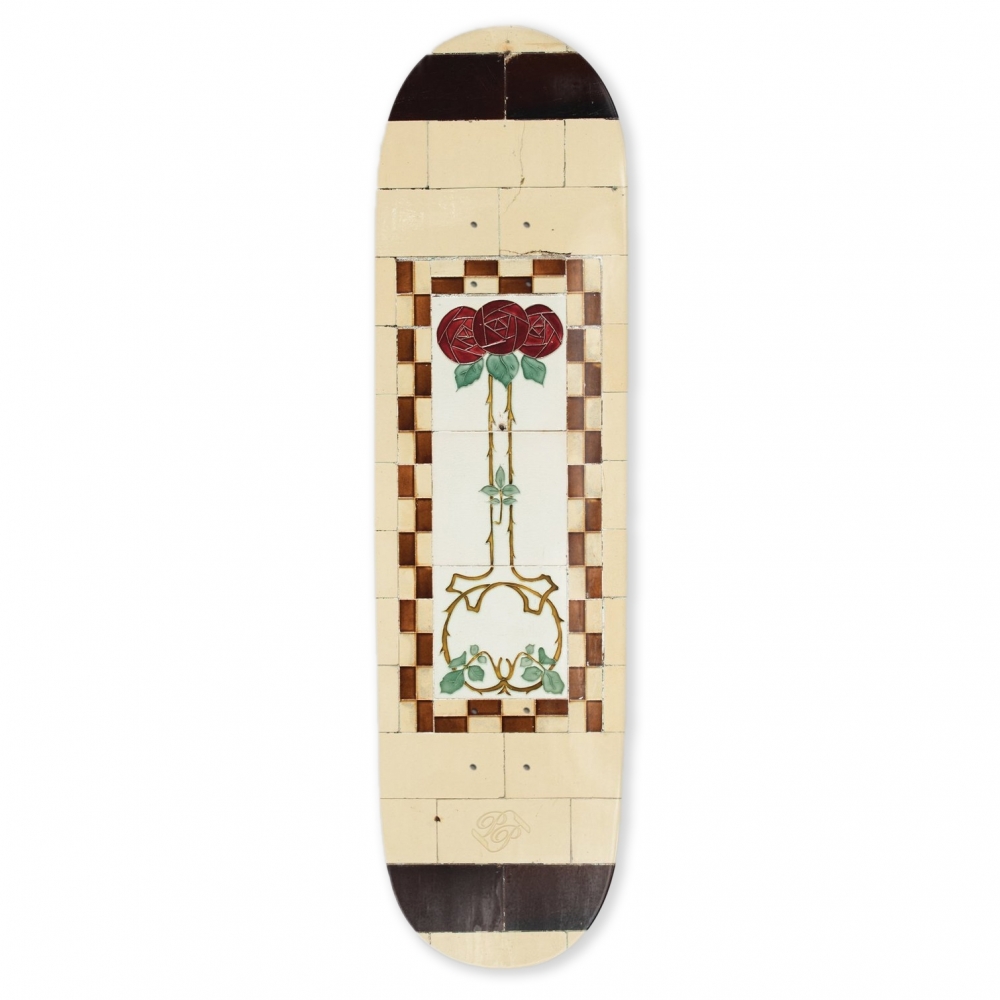 PASS~PORT Tile Life Series Skateboard Deck 8.25" (Cream)