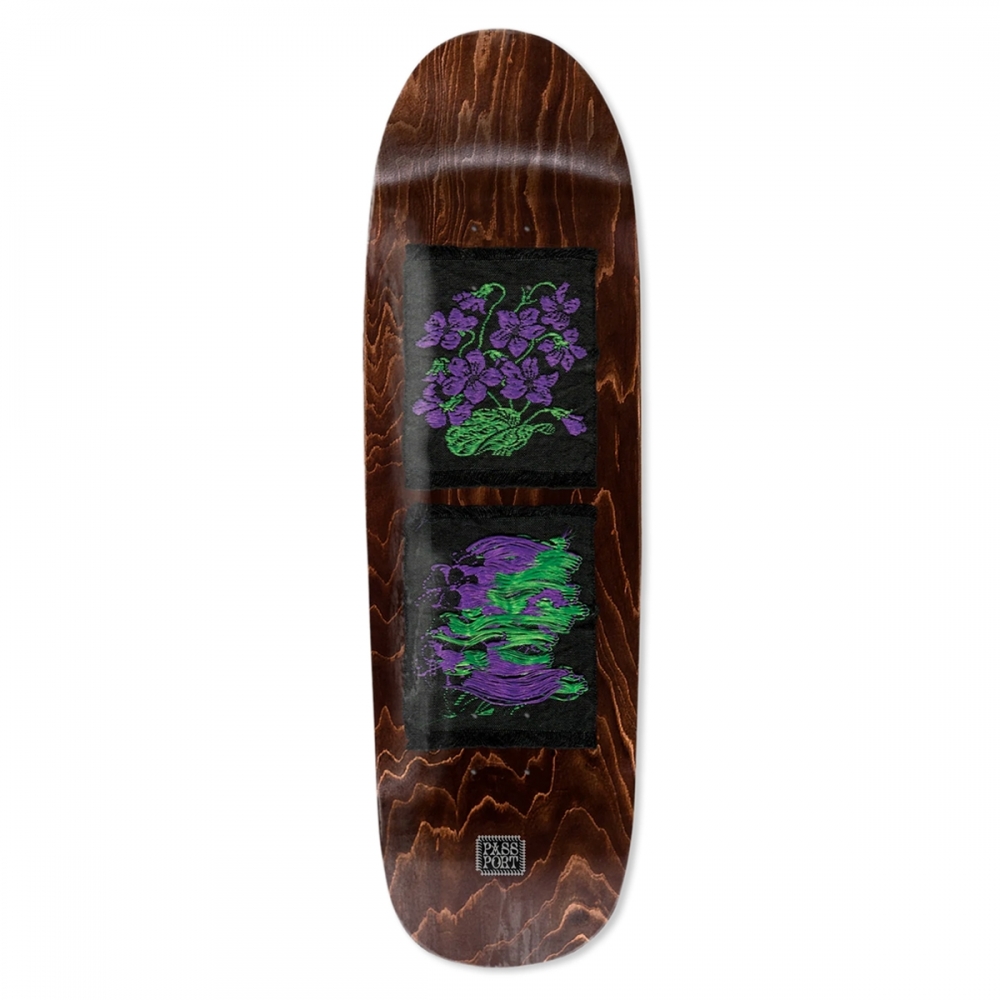 PASS~PORT Violets Threads Series Skateboard Deck 8.875"