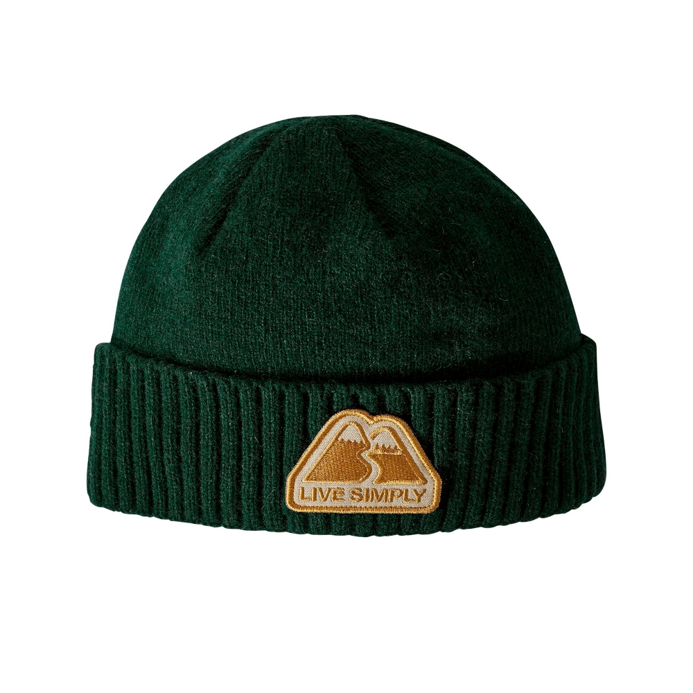 Patagonia Brodeo Beanie (Live Simply Winding: Micro Green)