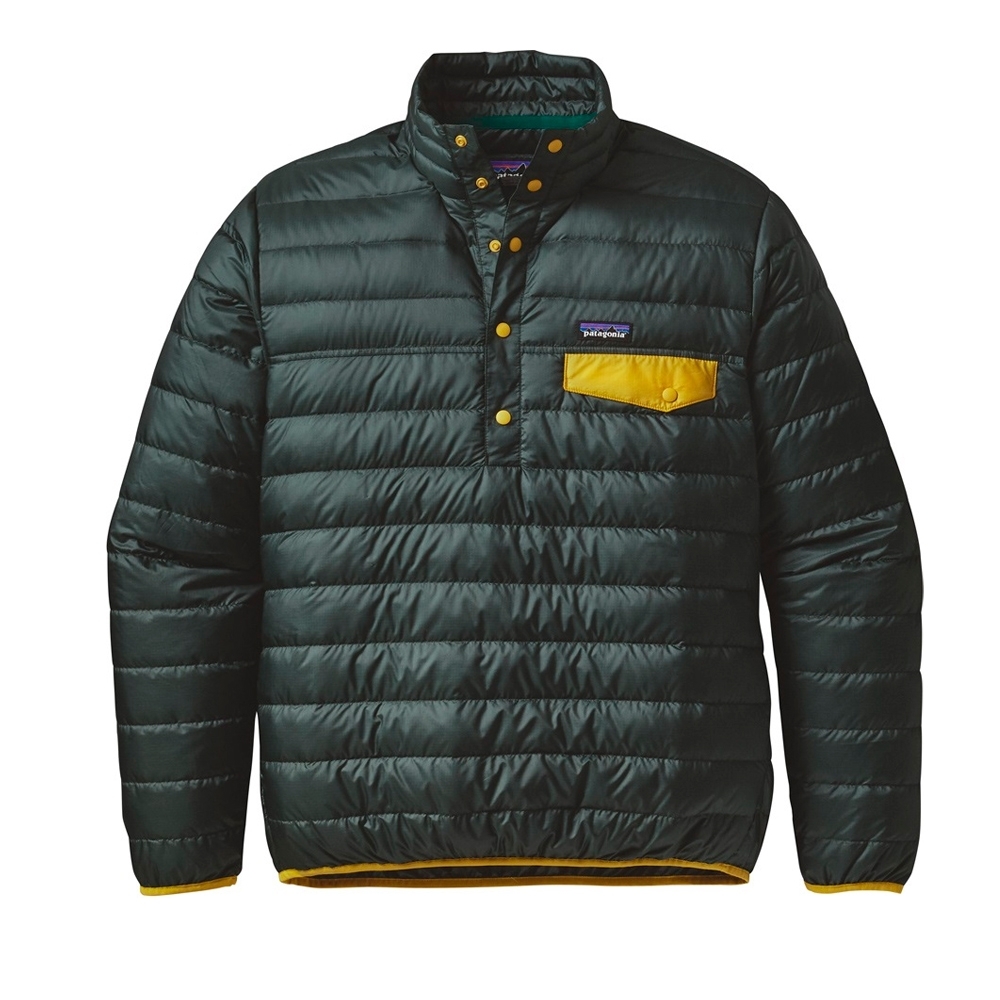 Patagonia Down Snap-T Pullover Jacket (Carbon)