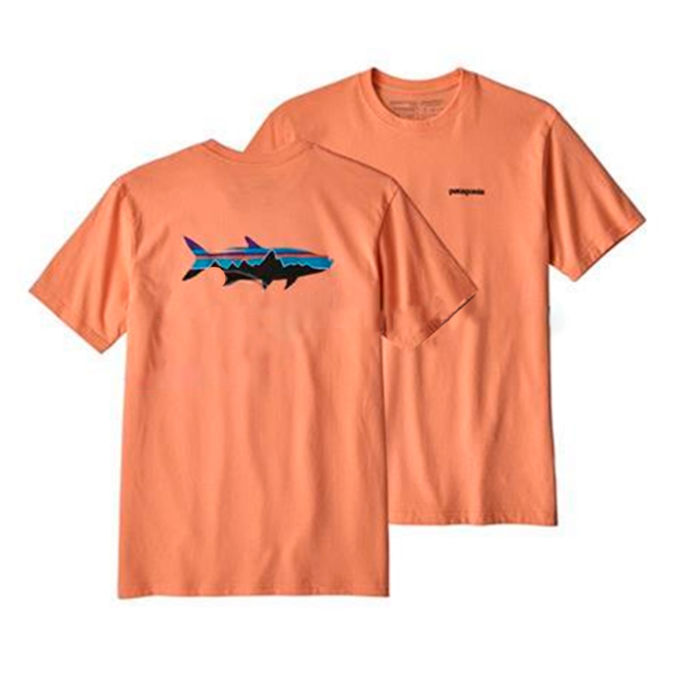 Patagonia Fitz Roy Tarpon Responsibili-Tee T-Shirt (Peach Sherbet)