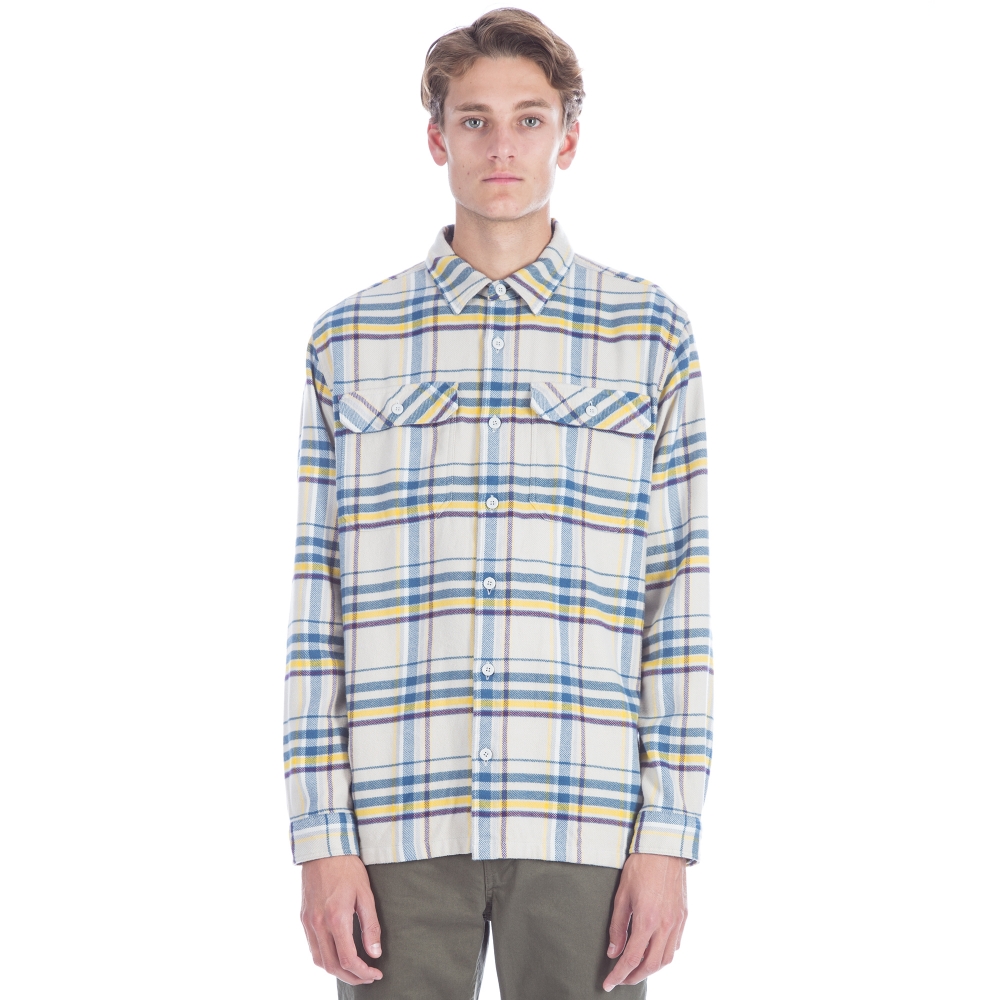 Patagonia Fjord Flannel Long Sleeve Shirt (Blue Ox: Tailored Grey)