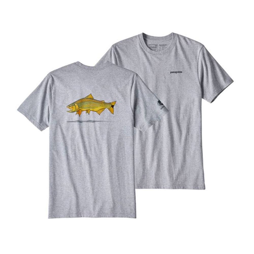 Patagonia Golden Dorado World Trout Responsibili-Tee T-Shirt (Drifter Grey)