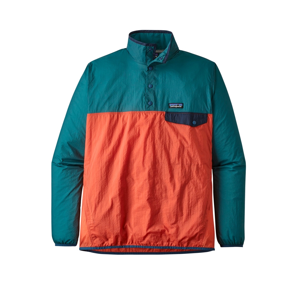 Patagonia Houdini Snap-T Pullover Jacket (Sunset Orange)