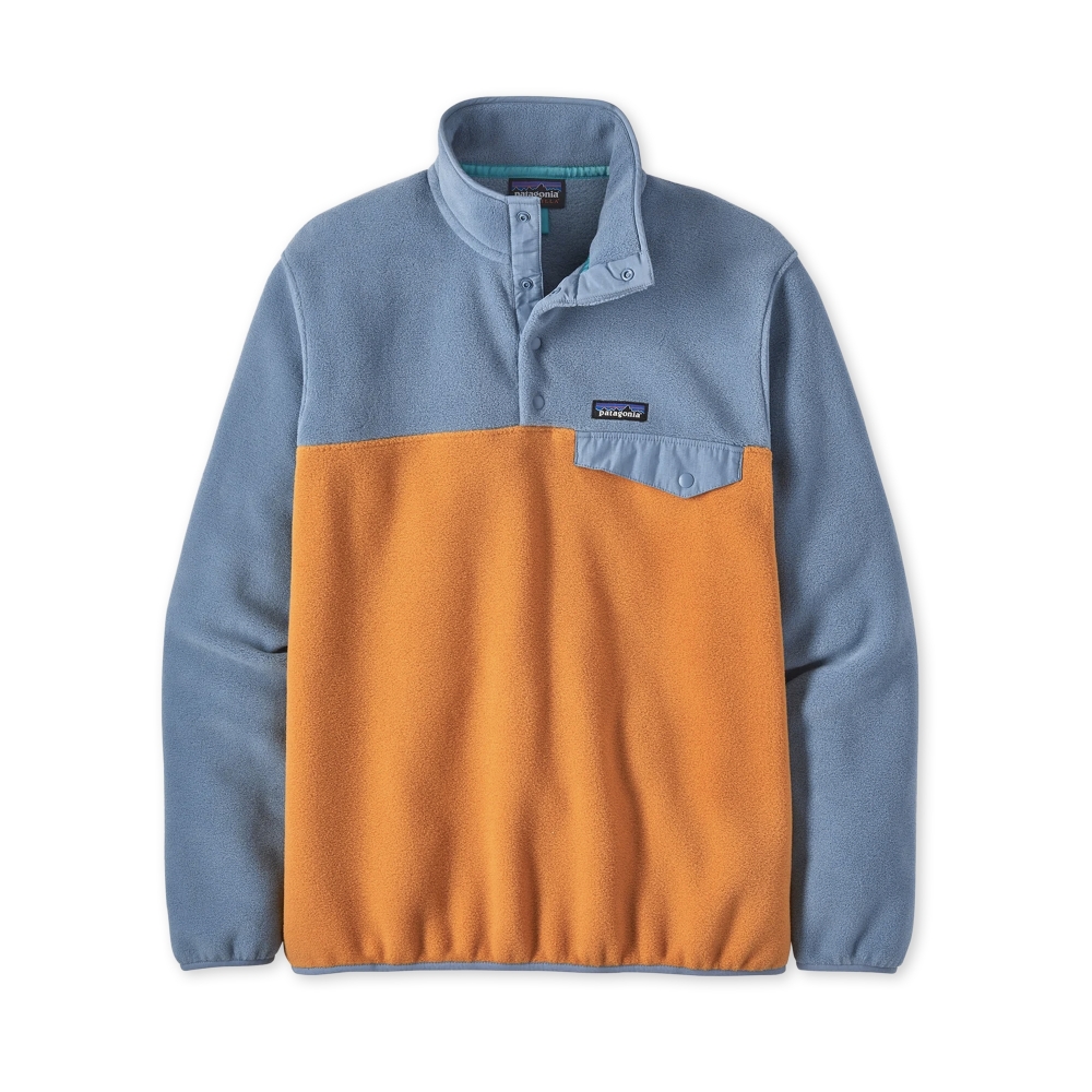 Patagonia Lightweight Synchilla Snap-T Pullover Fleece - European Fit (Cloudberry Orange/Plume Grey)