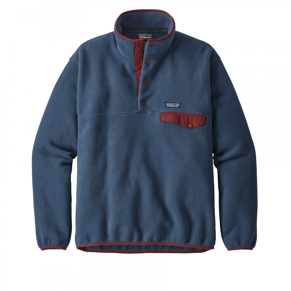 Patagonia Lightweight Synchilla Snap-T Pullover Fleece - European Fit (Stone Blue)