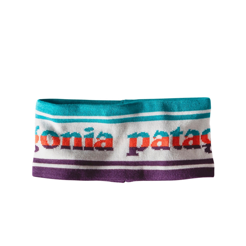 Patagonia Lined Knit Headband (Park Stripe Band: Birch White)