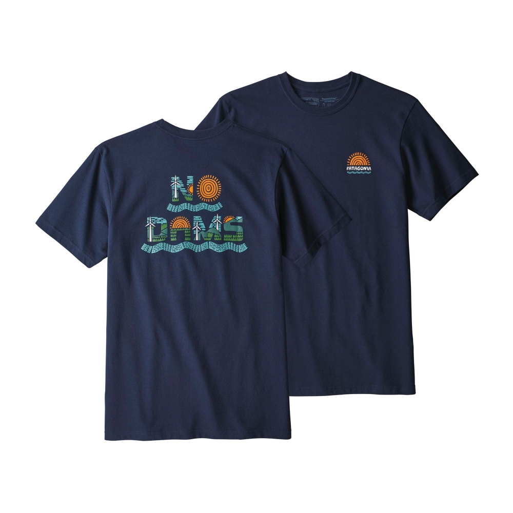 Patagonia No Dams Responsibili-Tee T-Shirt (Classic Navy)