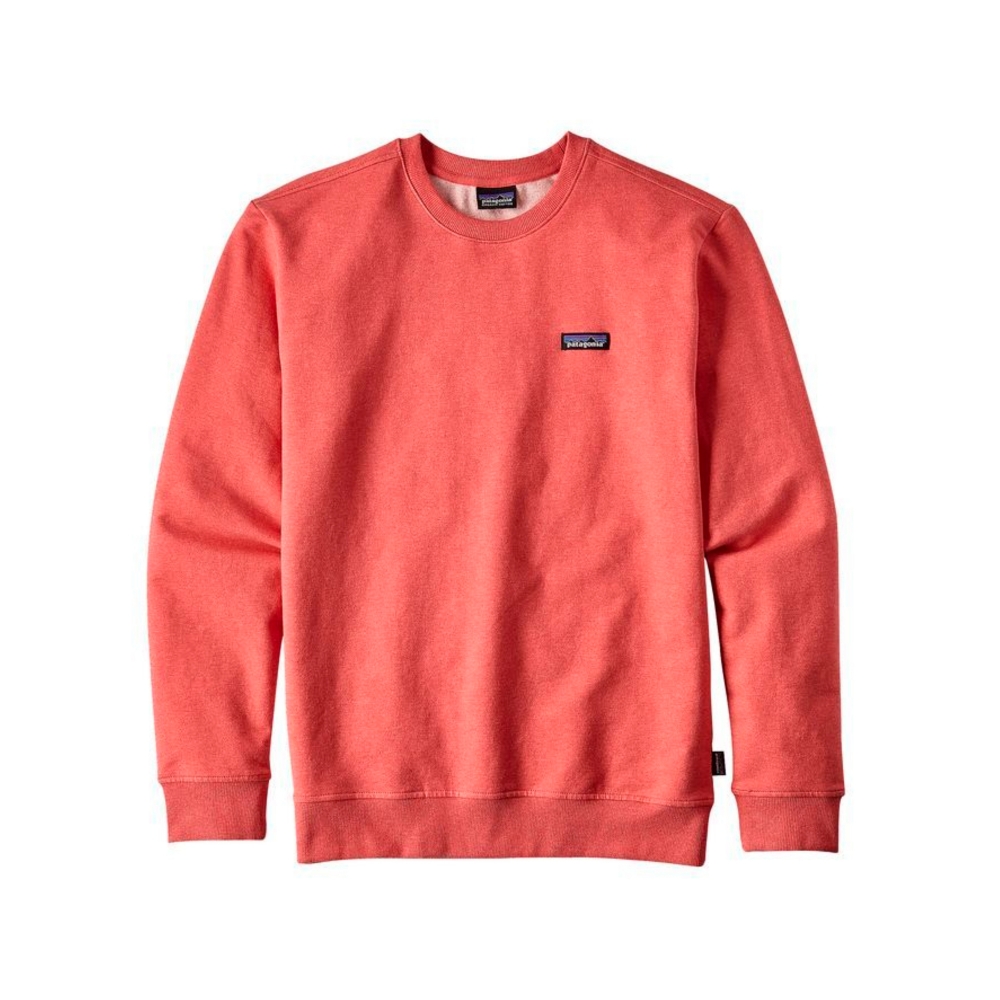 Patagonia P-6 Label Midweight Crew Neck Sweatshirt (Spiced Coral)