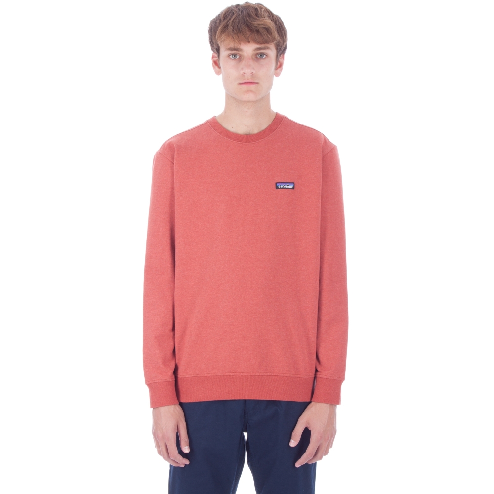 Patagonia P-6 Label Midweight Crew Neck Sweatshirt (Roots Red)