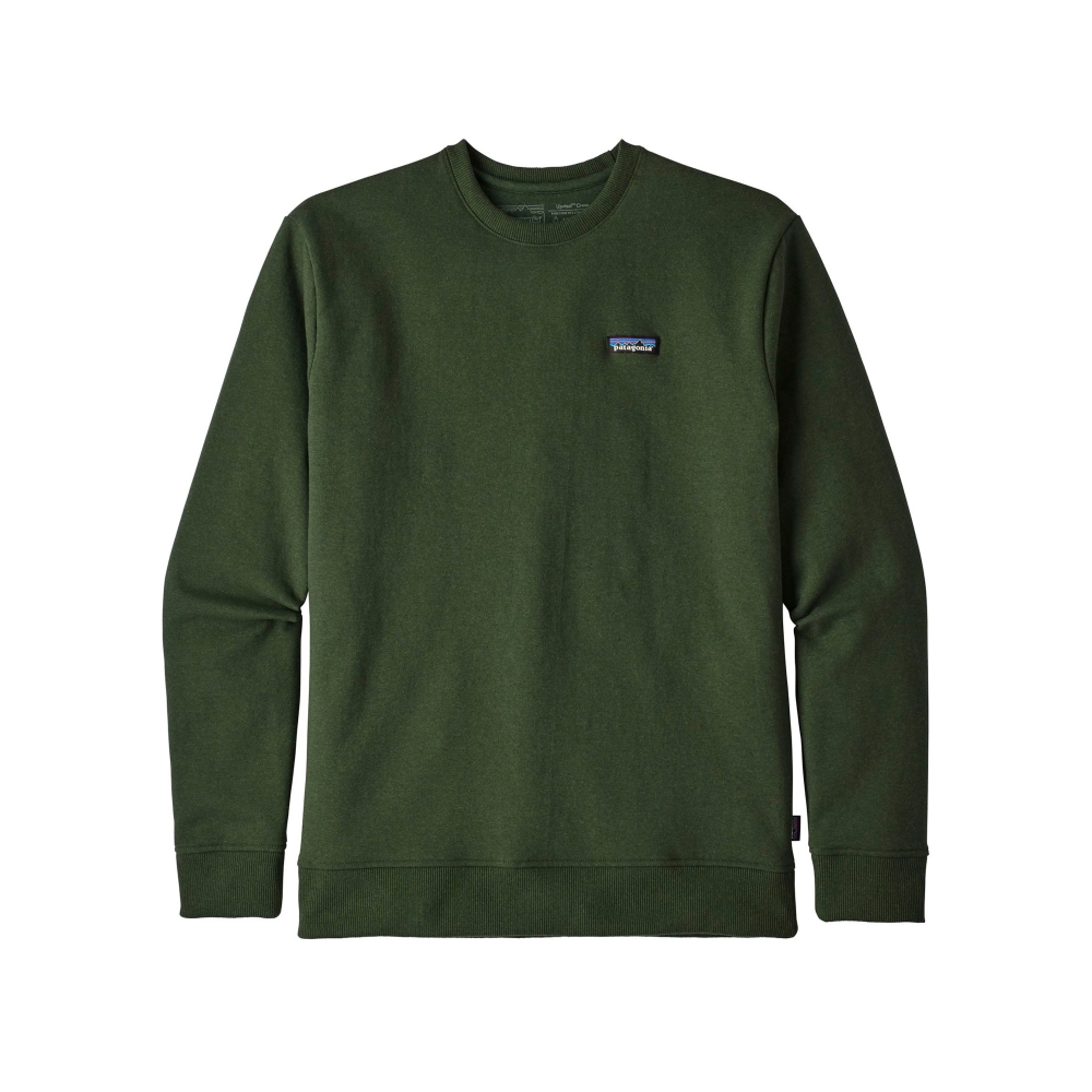 Patagonia P-6 Label Uprisal Crew Neck Sweatshirt (Nomad Green)
