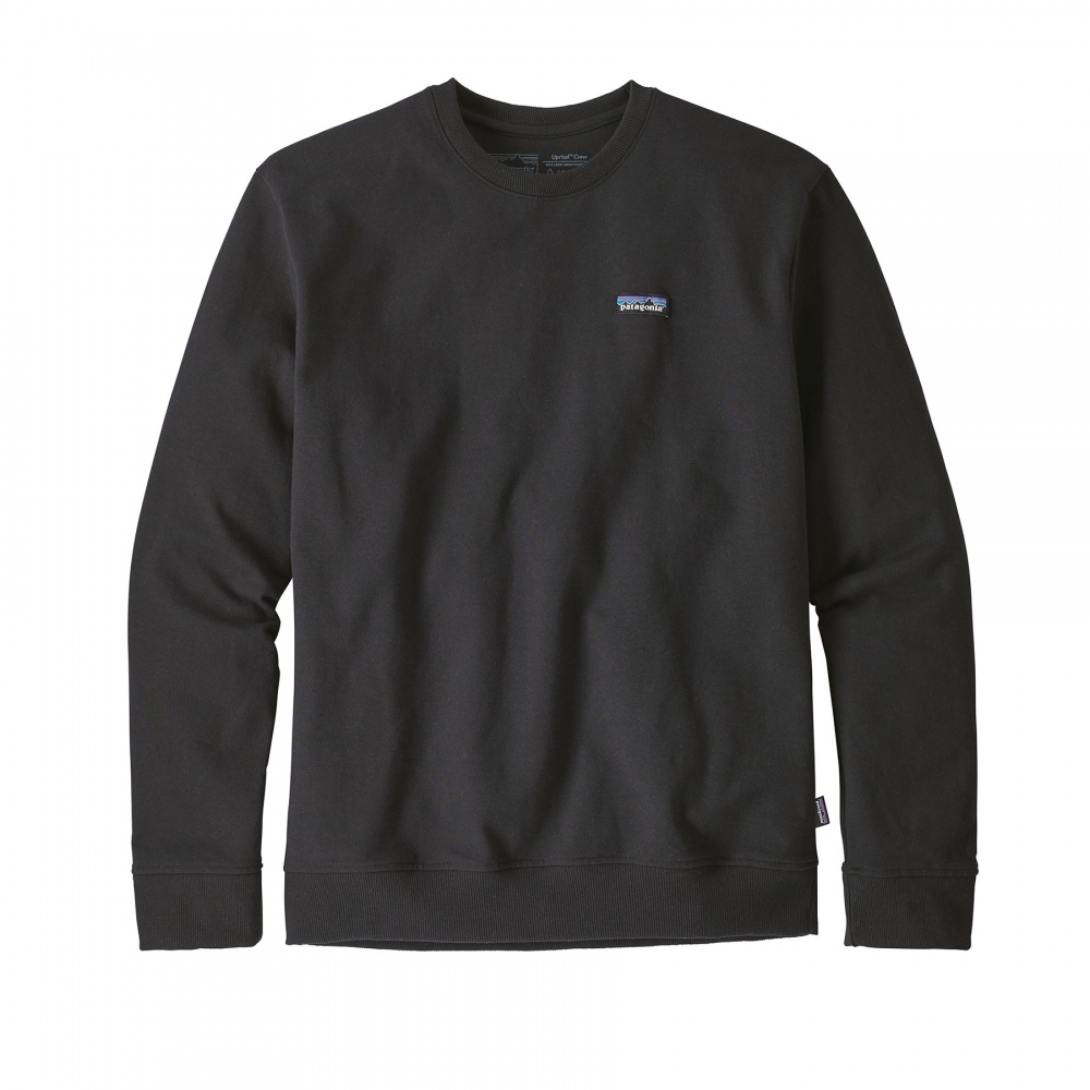 Patagonia P-6 Label Uprisal Crew Neck Sweatshirt (Black)
