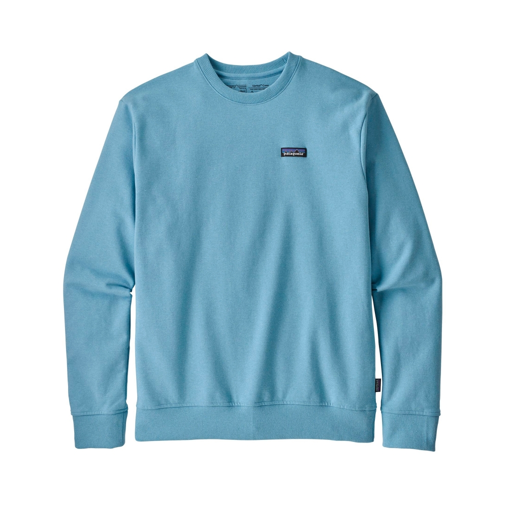 Patagonia P-6 Label Uprisal Crew Neck Sweatshirt (Break Up Blue)