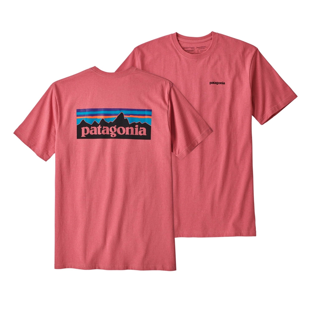 Patagonia P-6 Logo Responsibili-Tee T-Shirt (Sticker Pink)