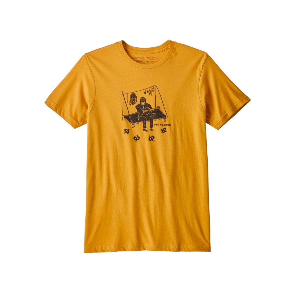 Patagonia Portaledge Concert Organic Cotton T-Shirt (Yurt Yellow)