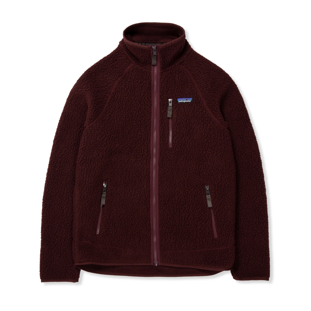 Patagonia Retro Pile Fleece Jacket (Dark Ruby)