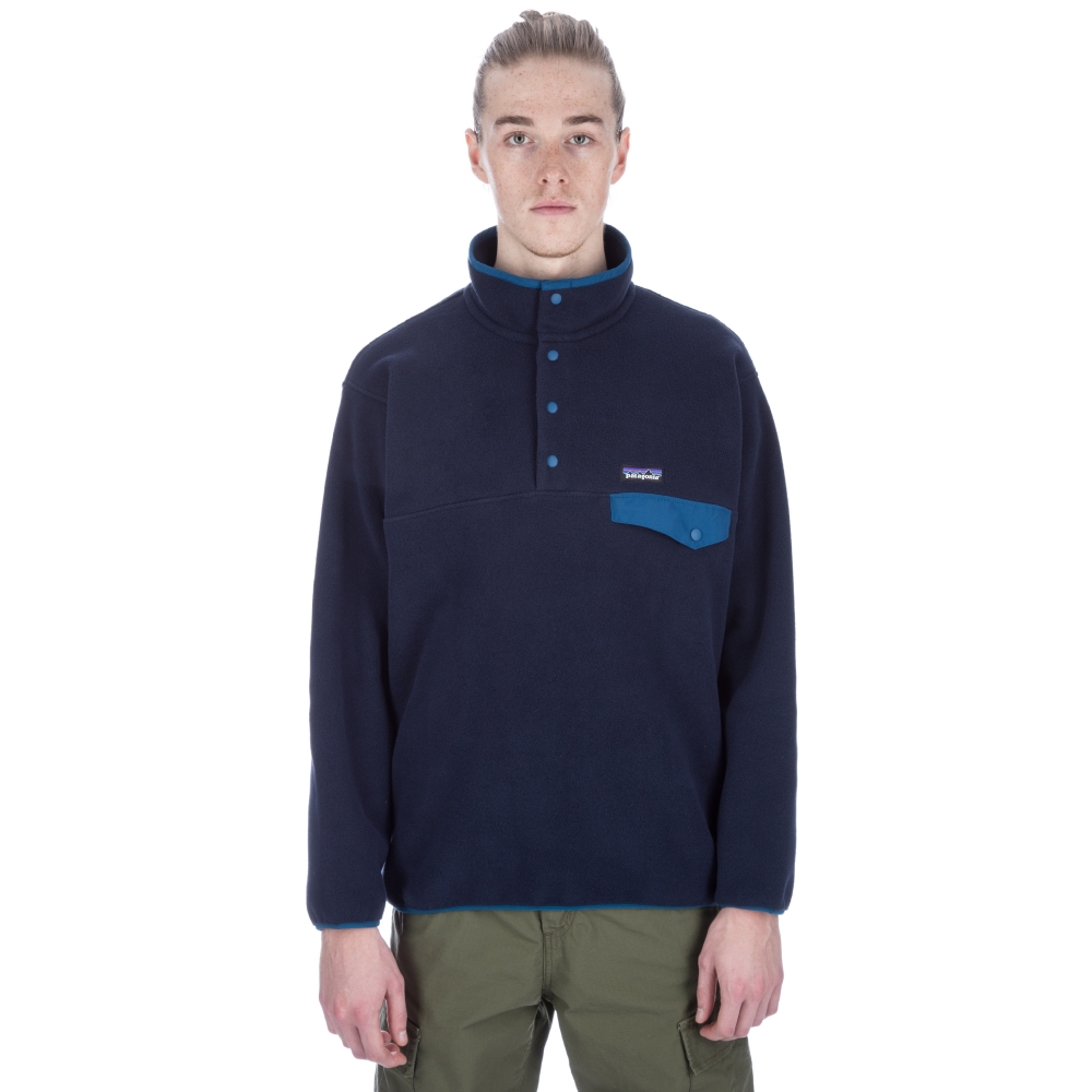Patagonia Synchilla Snap-T Fleece Pullover (Navy Blue)