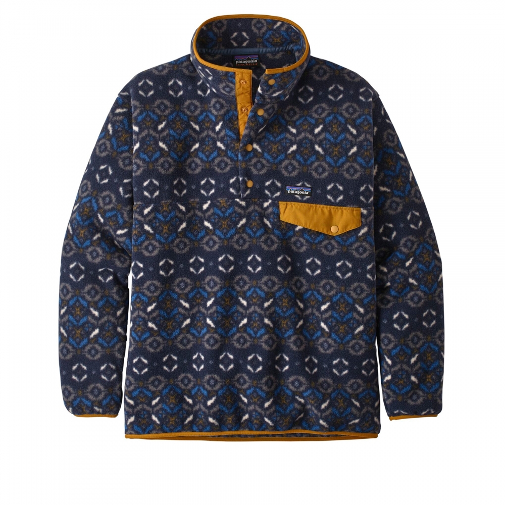 Patagonia Synchilla Snap-T Fleece Pullover (Tundra Cluster: New Navy)