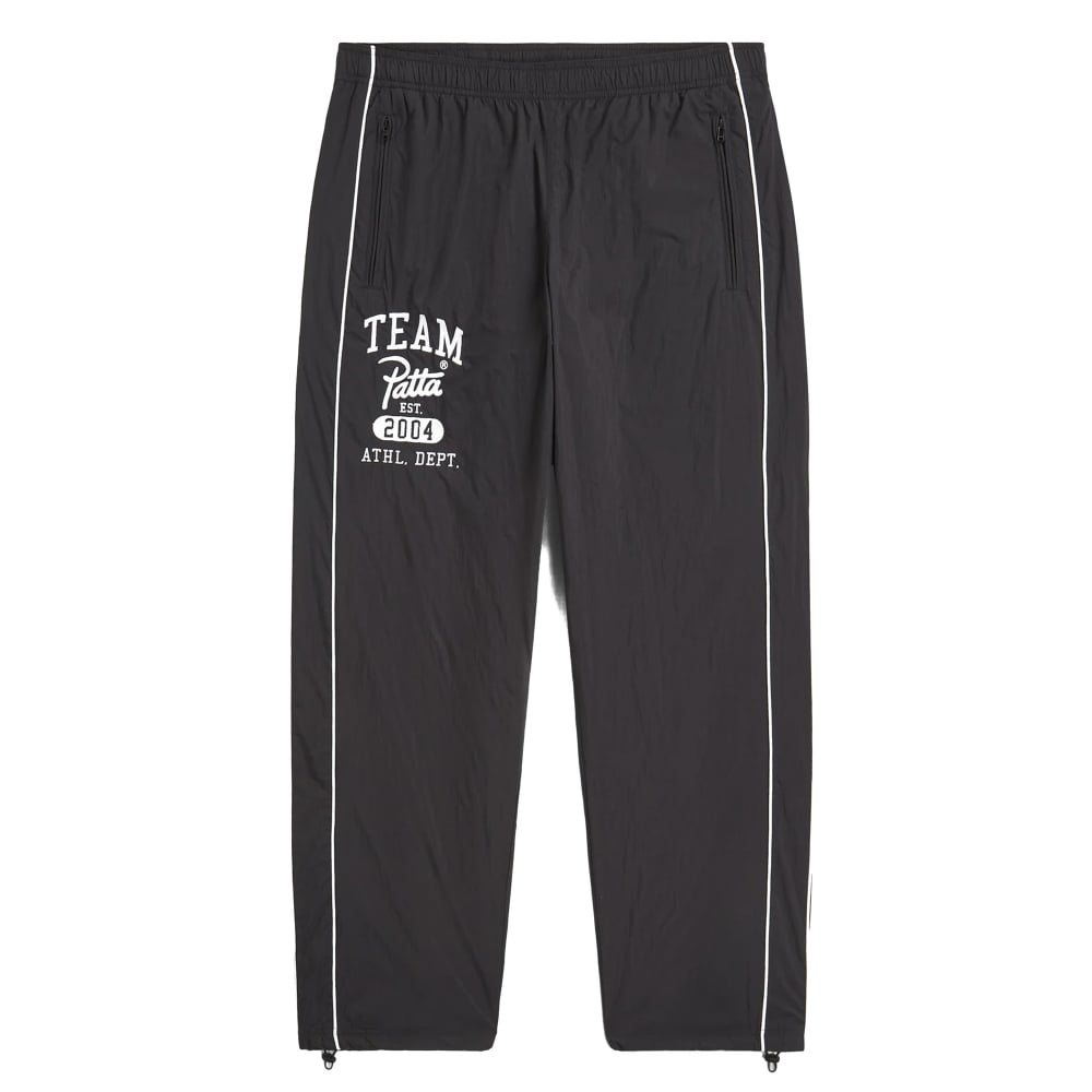 Patta Athletic Nylon Track Pants (Black)