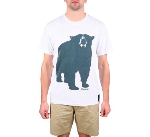 Penfield Men's T-Shirt - Big Bear (White)