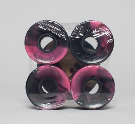 Penny Skateboards Swirl Cruiser Skateboard Wheels 59mm (Pink/Black)