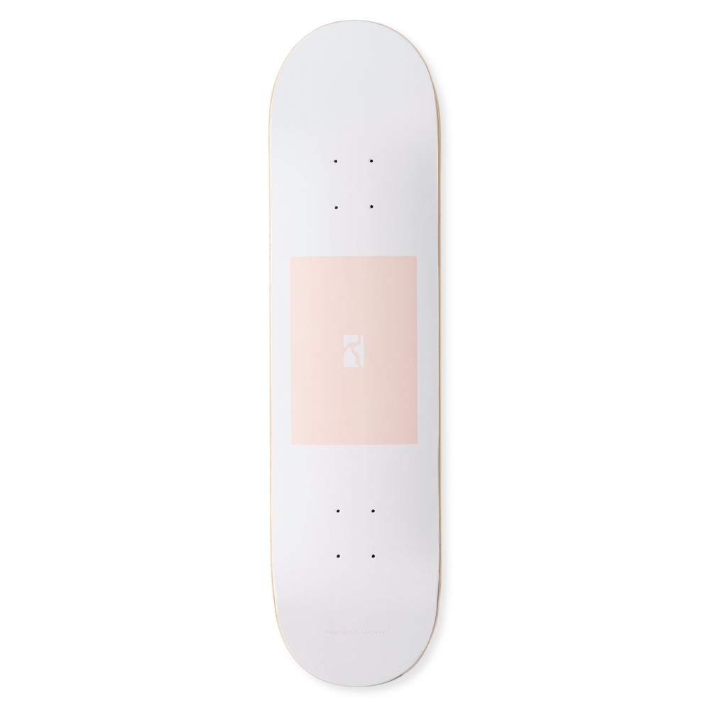 Poetic Collective Box Skateboard Deck 8.5" (Pink)
